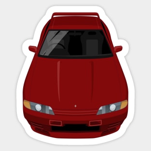 Skyline GTR V Spec R32 - Dark Red Sticker